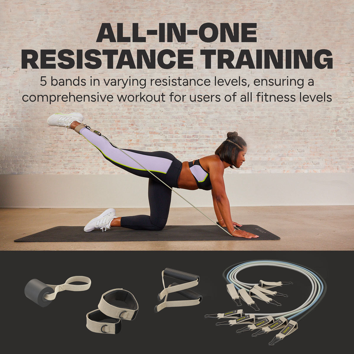 Centr Resistance Band with Handles