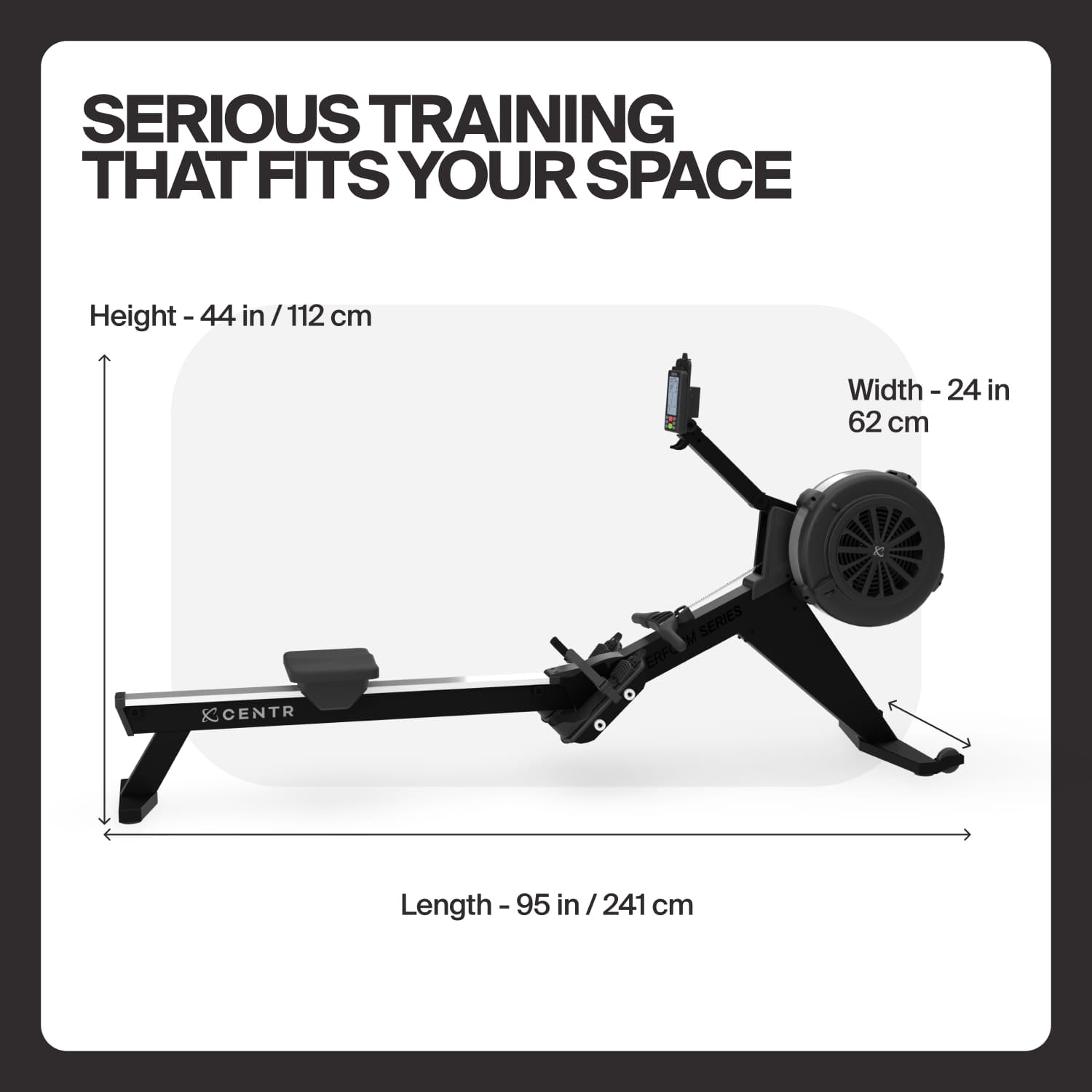 Centr Perform Series Rower (Pre-Order - Late June)